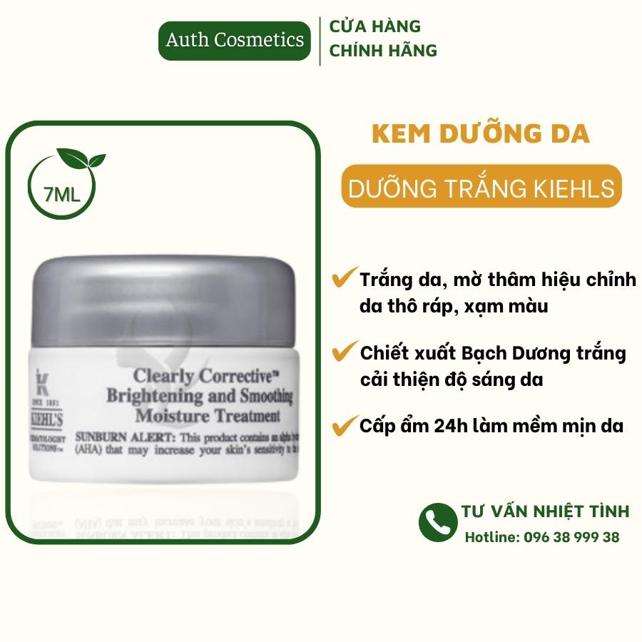 Kem Dưỡng Ẩm Trắng Da Kiehls Clearly Corrective™ Brightening 7ml Dưỡng trắng da mặt mờ vết thâm đều màu da cấp ẩm tốt