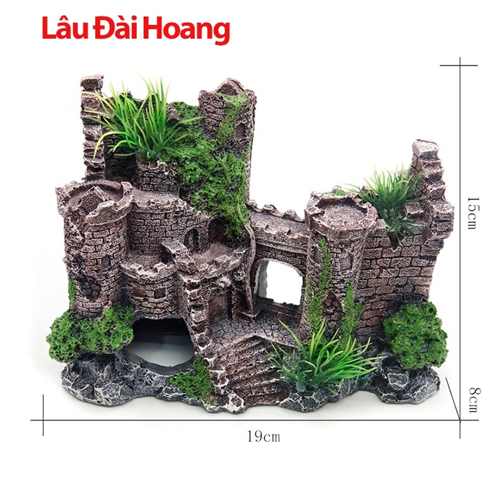 Mô Hình Trang Trí Bể Cá - Bể Thủy Sinh Tiểu Cảnh Trang Trí Bể Cá Mini Máy Bay, Ô Tô, Nhà Cổ Trang, Thuyền Đánh Cá