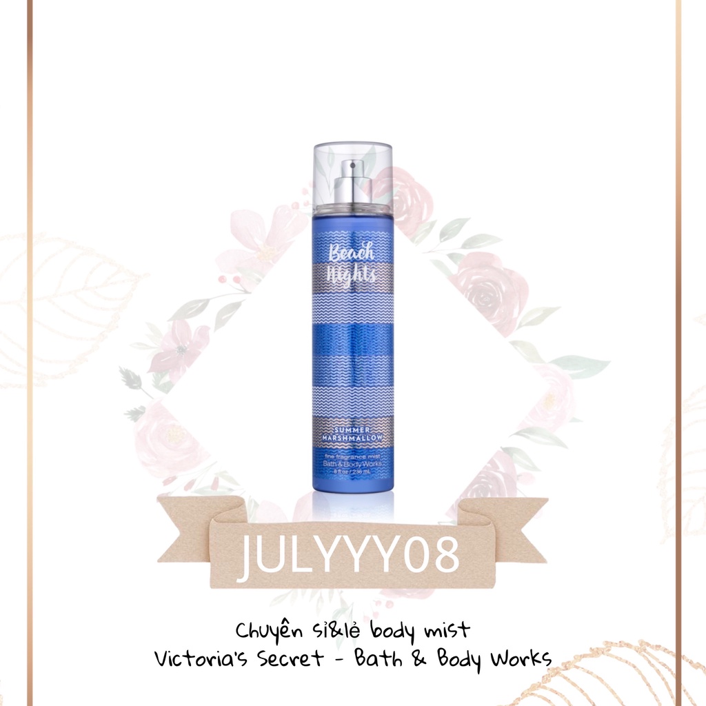 Xịt Thơm Toàn Thân Beach Nights - Hương Gió Biển +jɥȽÿ08+
