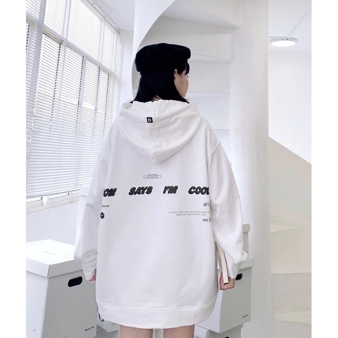 Áo Khoác MOM SAYS I'M COOL- Hoodie Zip - Local Brand Unisex- FEEL GOOD | BigBuy360 - bigbuy360.vn