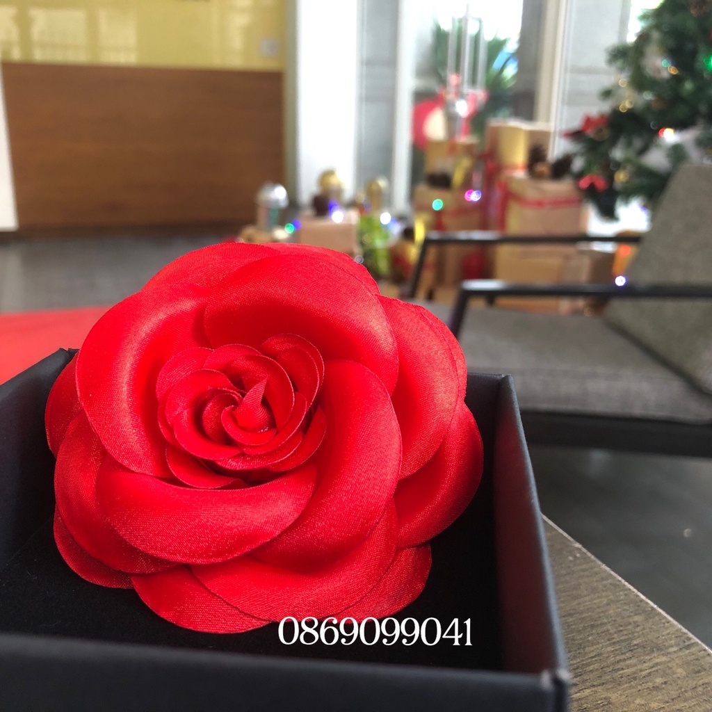 🌸Bông Trà Cài Áo 10 cm Nhiều Màu lựa chọn🌸