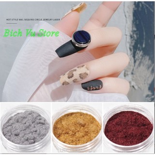 Bột nhung lông tơ mịn trang trí móng