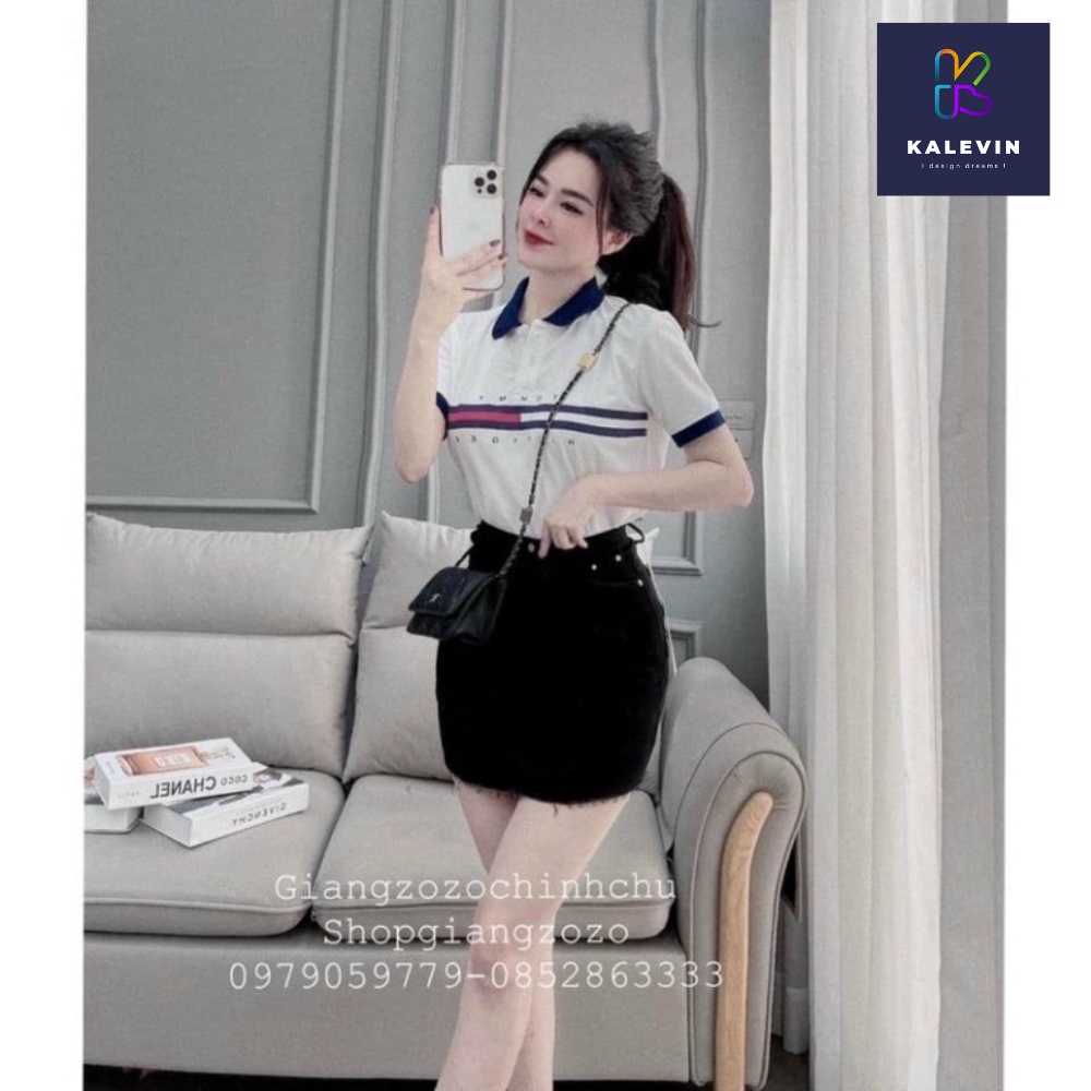 Áo phông Polo Nữ cổ bẻ hot 2022