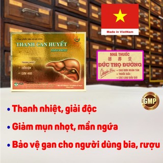 Thanh Can Huyết - Hộp 100 viên - Thanh nhiệt, giải độc, mát huyết, mịn da