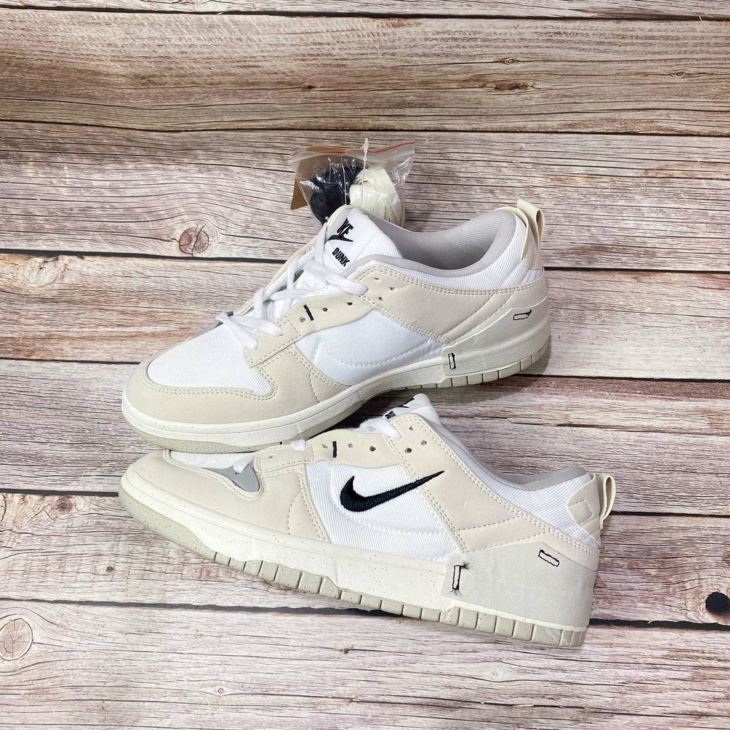 Giày SB Dunk Low Disrupt 2 Pale Ivory màu xám - Bản cao cấp Fullbox và phụ kiện có sẵn +tặng tất