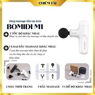 Súng massage cầm tay mini bomidi m1