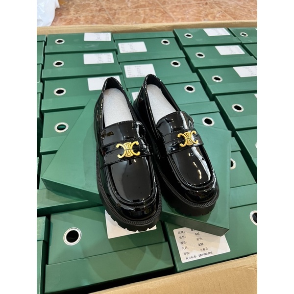 Giày lười nữ CE ,giày nữ loafer loại 1 fullbox. Thuytienshoes | Shopee Việt  Nam