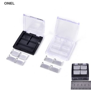 Khay đựng son, mỹ phẩm, phấn Mắt 4 ô (màu đen, không kèm lót nhôm)