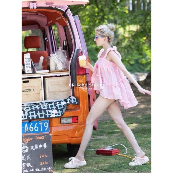 Áo caro bèo cánh tiên siêu xinh mùa hè( hình thật shop chụp ở cuối)- CarotShop