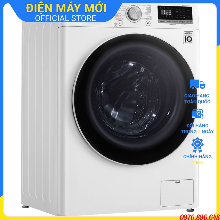 Máy giặt LG 8.5 Kg lồng ngang Inverter FV1408S4W- Hàng chính hãng