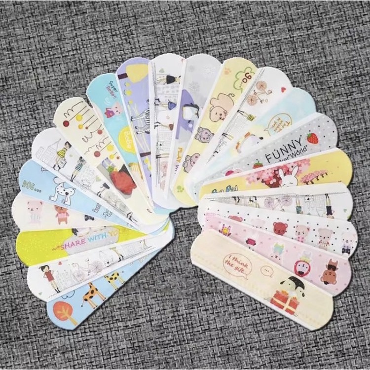 Băng dán cá nhân họa tiết xinh xắn cute Băng dán che khuyết điểm nhiều mẫu mã