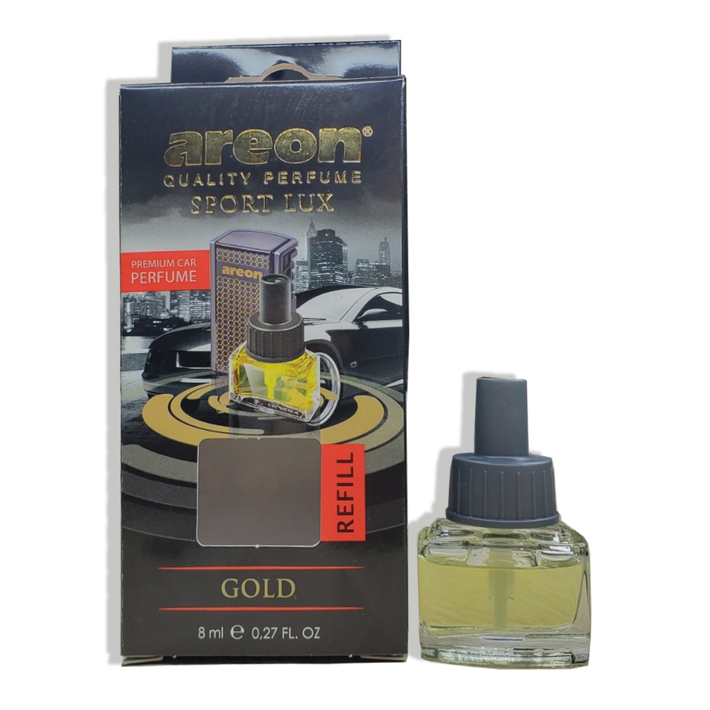 Nước hoa ô tô kẹp cửa gió điều hòa AREON SPORT GOLD Sang trọng Nhập Khẩu Bulgaria