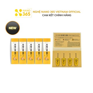 Combo 5 thanh thạch nghệ nano 365 và 1 vĩ 4 tuýp tinh chất nghệ nano 365 bản premium 12g