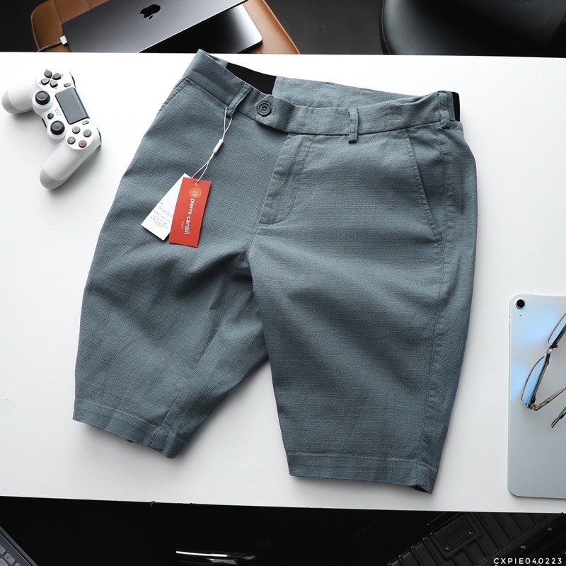 Quần short pie cardin dư xịn hãng, chất mát bền màu có cạp chun co giãn thoải mái