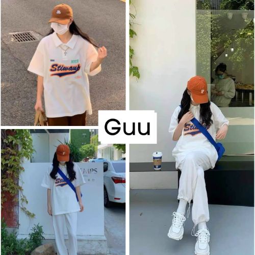 Áo thun nam nữ form rộng style hàn quốc GUU