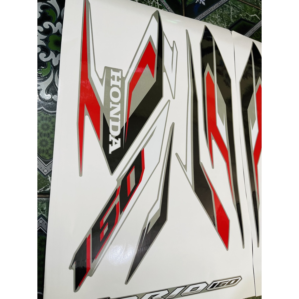 Tem rời Vario 160 xe xám xi măng - mẫu mới 2023 siêu hot