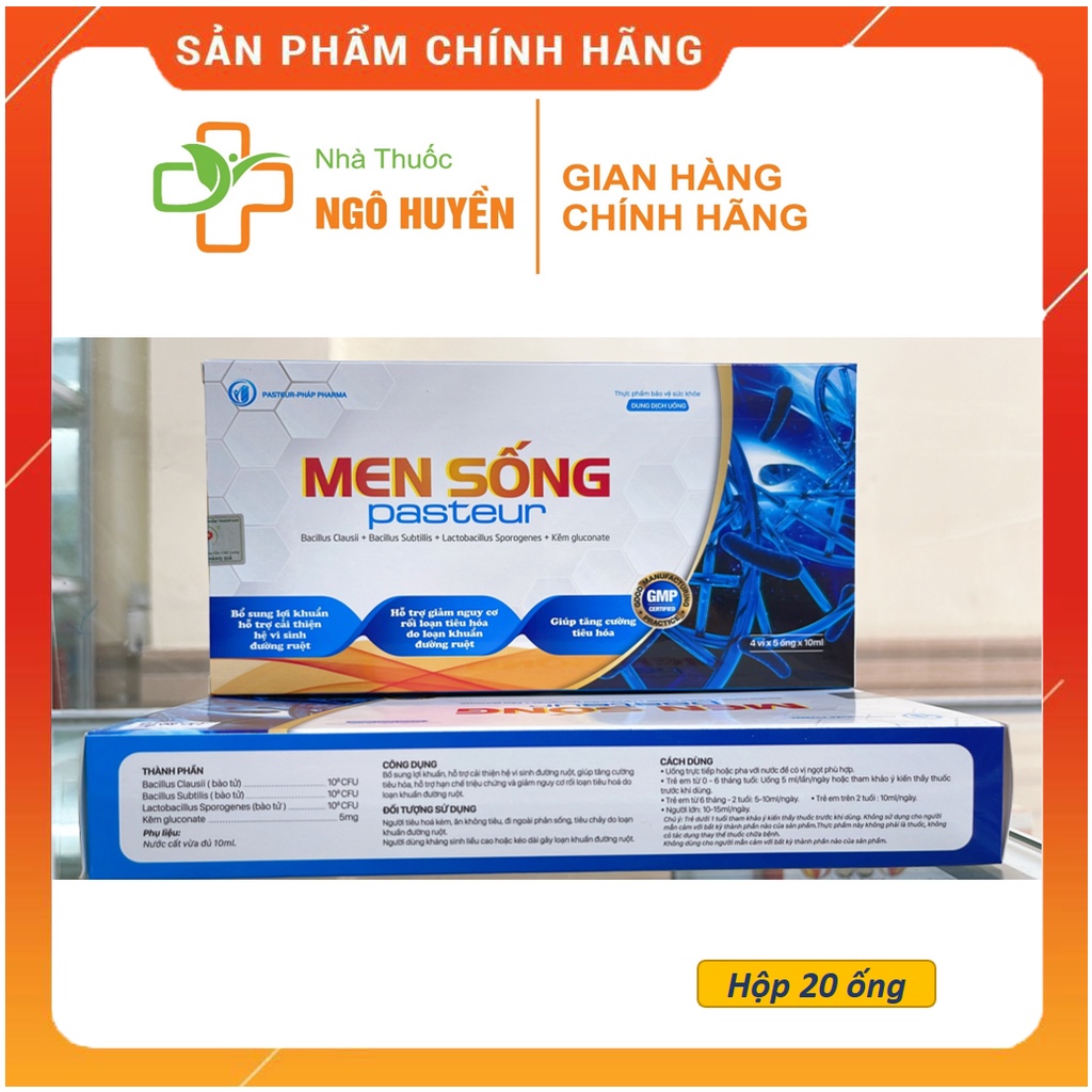 Men sống Pasteur - Bổ sung lợi khuẩn, hỗ trợ cải thiện đường ruột
