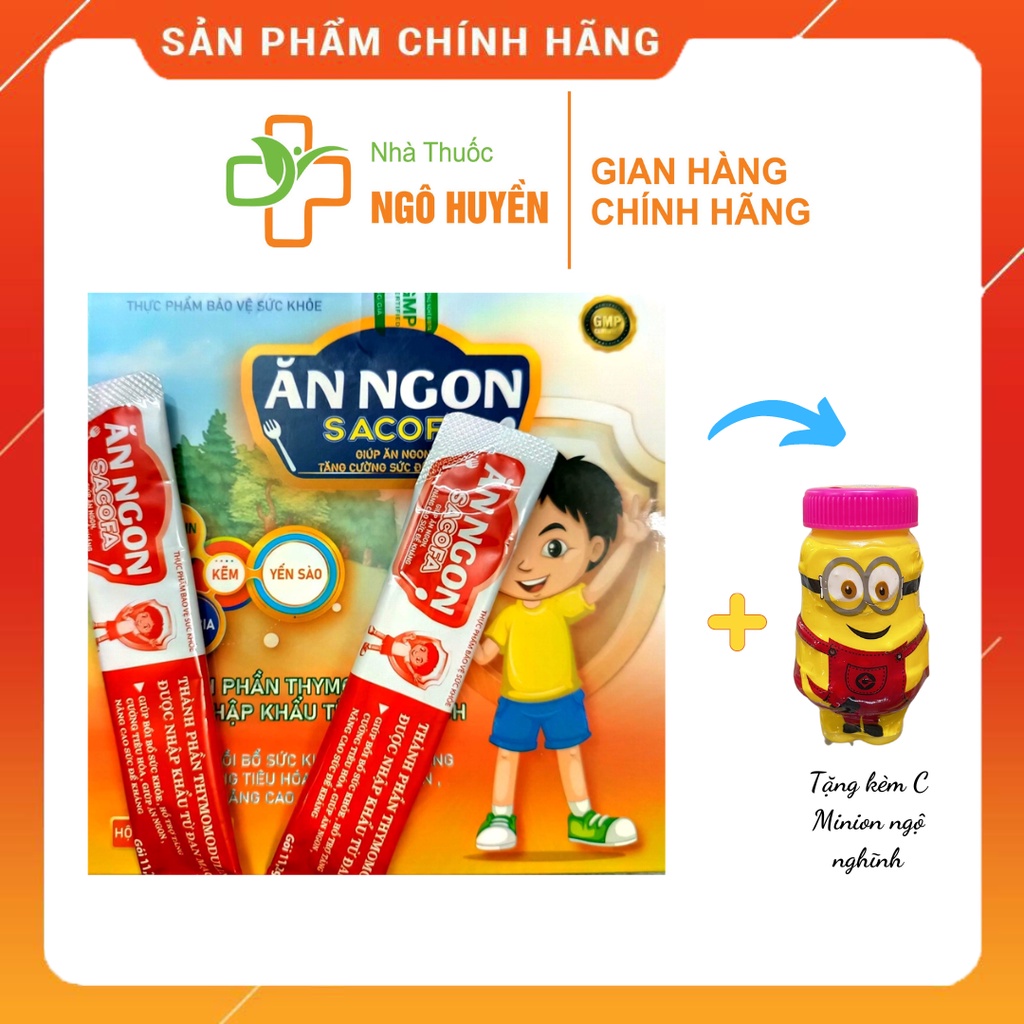 Thạch Ăn ngon YẾN SÀO sacofa Bé ăn ngon - Tăng miễn dịch khoẻ mạnh