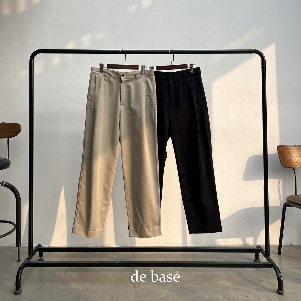 Quần KAKI ỐNG RỘNG - 2SIDE Wide-leg Pants - De Basé | BigBuy360 - bigbuy360.vn