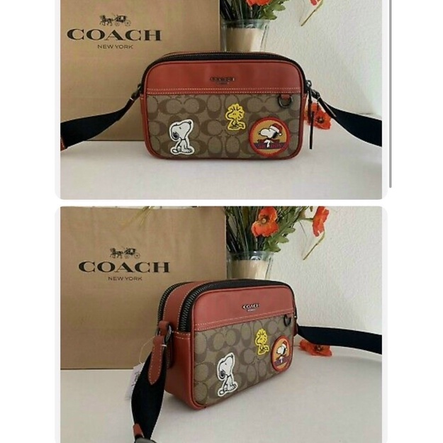 📛RẺ VÔ ĐỊCH📛TÚI C X PEANUTS GRAHAM NAM SIÊU ĐẸ