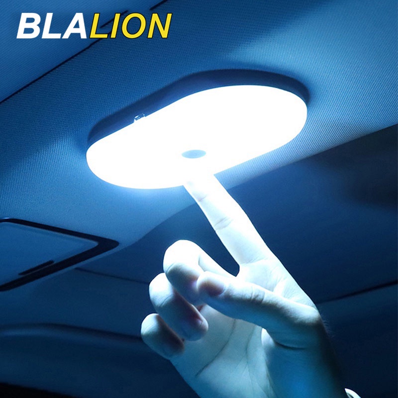 Đèn gắn trần BLALION LED đọc sách dáng vuông sạc USB 3 chế độ sáng điều chỉnh tiện lợi cho xe hơi