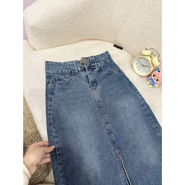 Chân váy denim nữ đỉa to #955