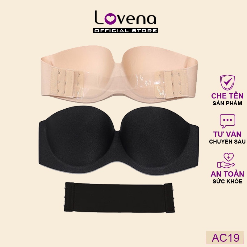 Áo Ngực Không Dây Đúc Su Không Gọng Lovena AC19