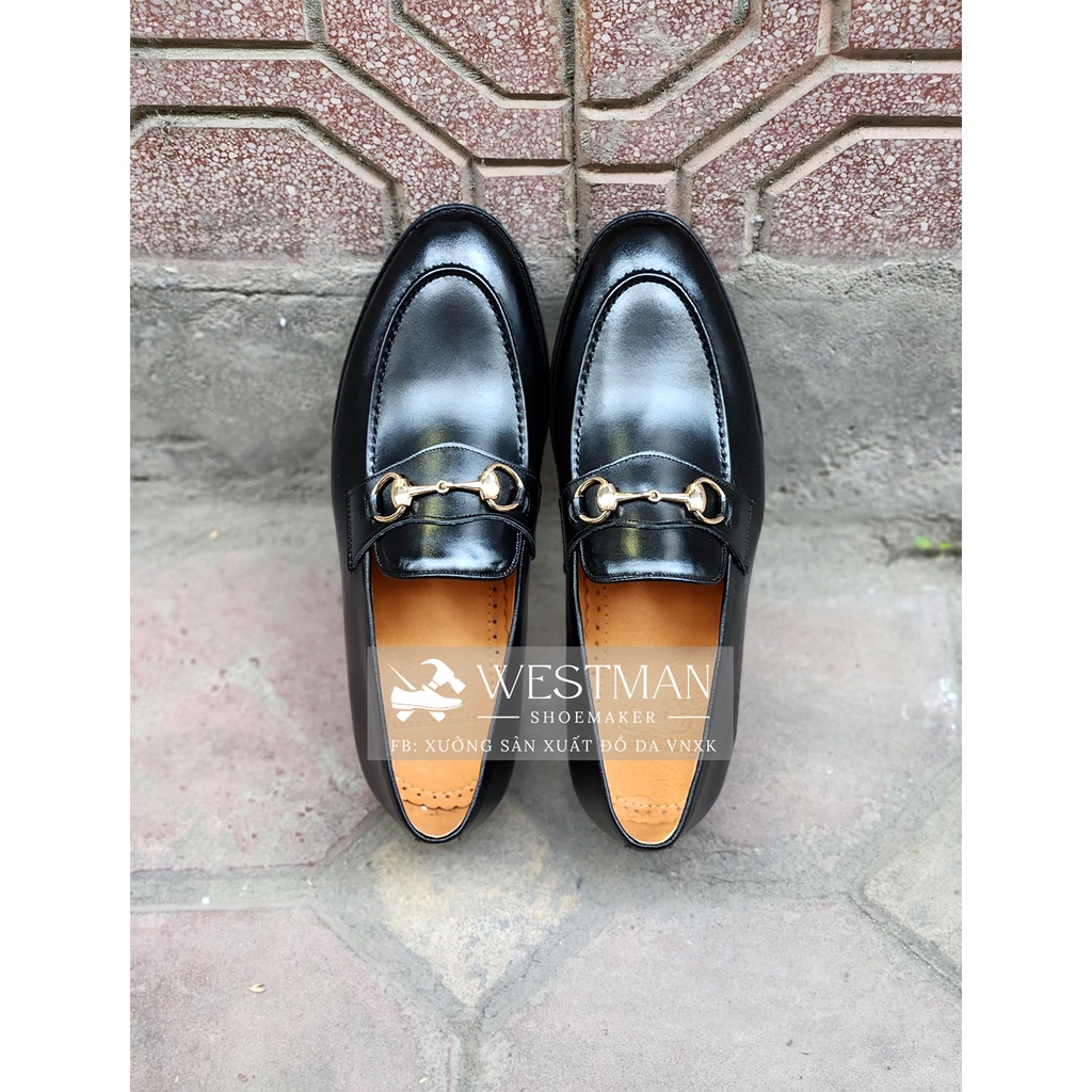 Giày Lười Nam Da thật Horsebit Loafer W0004-DS