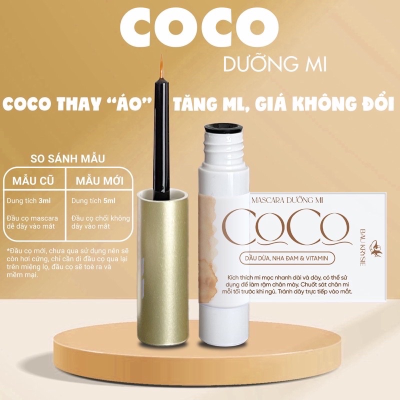 COCO Gel - Mascara Dưỡng Mi, Mày