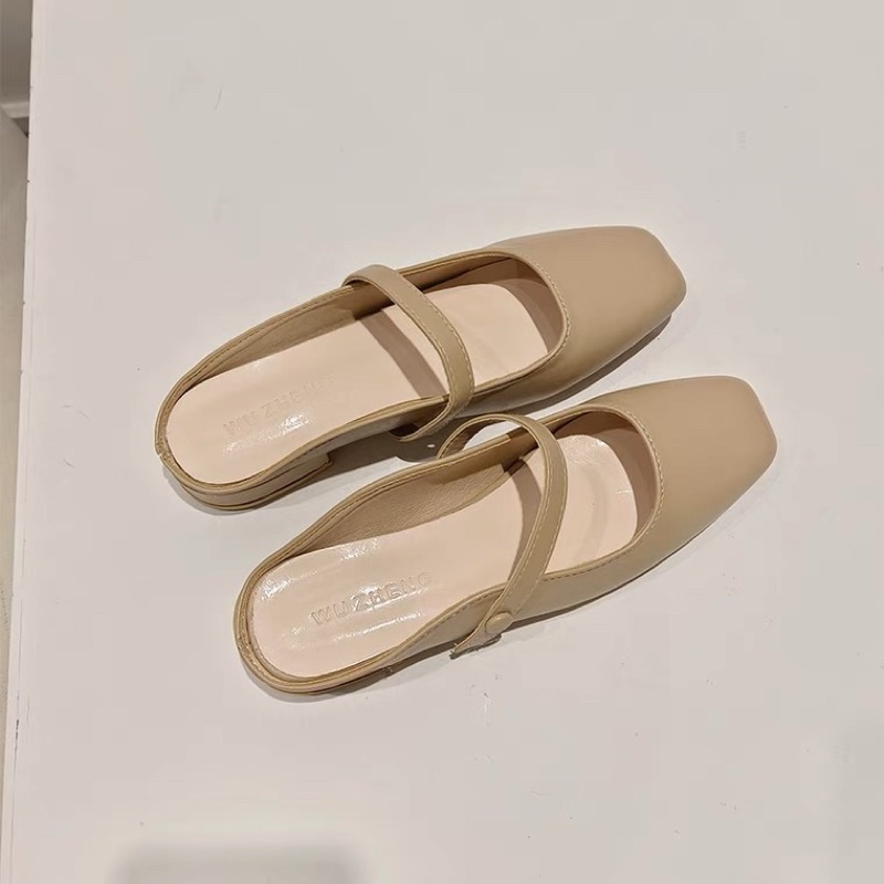 Sục nữ, giày búp bê hở gót Andu Store