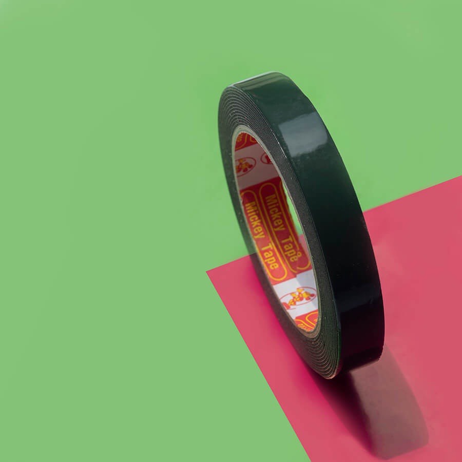 Băng keo xốp 2 mặt xanh đen bản 2cm