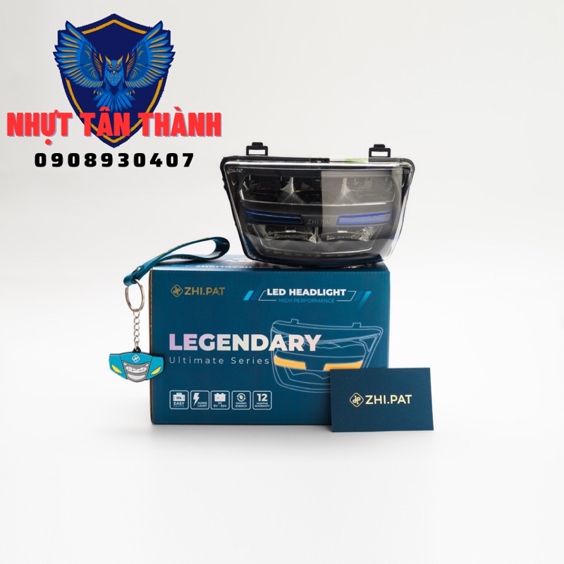 Choá đèn Led 2 tầng ZHI.PAT chính hãng - Đèn LED 2 tầng Wave thái-wave 100,110,110S phiên bản LEGENDARY Ultimate 2023