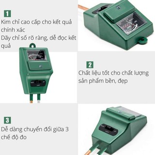 Máy đo độ PH, đo ánh sáng, độ ẩm của đất