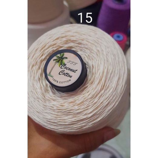 sợi hè Coconut Cotton, 59k/ 200gr, dòng sợi Compact tiên tiến nhất, nhập khẩu từ India