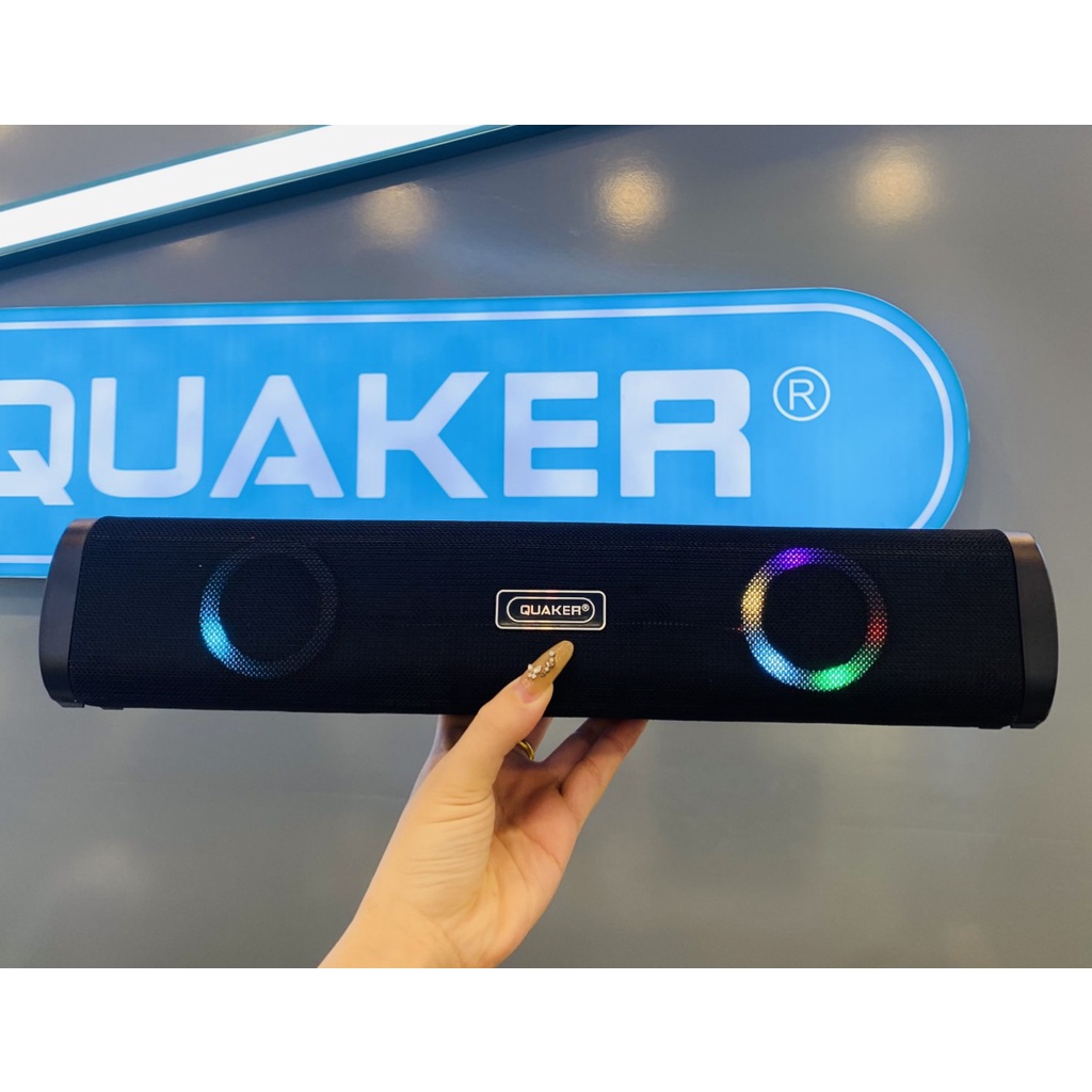 Loa Bluetooth Quaker QL10 ⚡ CHÍNH HÃNG ⚡ Loa Bluetooth Quaker QL10 âm thanh cực đỉnh  - ngoại hình siêu đẹp