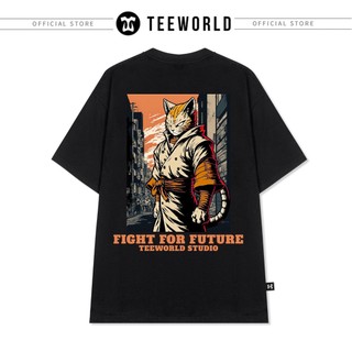 Áo Thun Local Brand Teeworld Fight For The Future Nam Nữ Unisex Form Rộng
