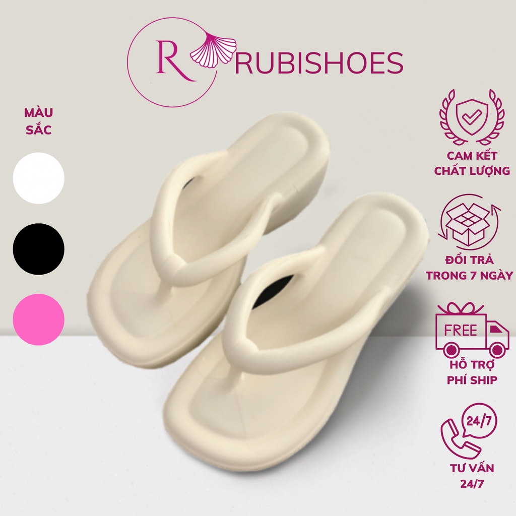 DÉP KẸP NỮ SIÊU DỄ THƯƠNG DÉP TÔNG NỮ HOT TREND 2023 SIZE TO CHO NỮ-DCMA29 ''RUBISHOES''