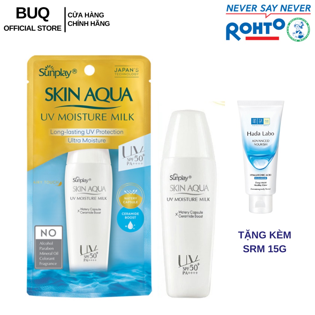 Sữa Chống Nắng Dưỡng Ẩm Cho Da Khô Sunplay Skin Aqua Uv Moisture Milk Spf50+, Pa++++ 30g/70g