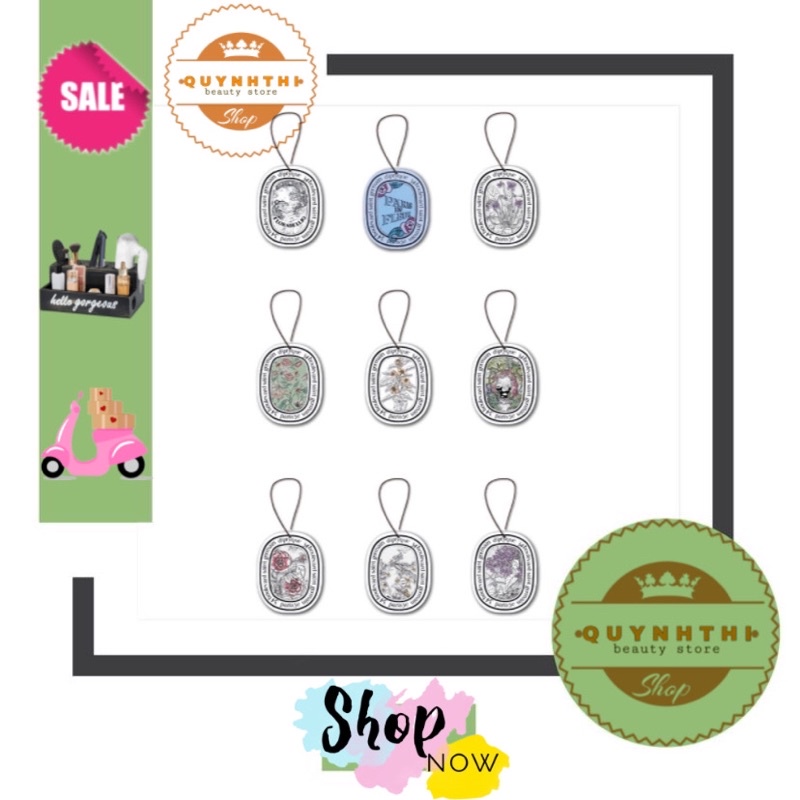Miếng Sáp Thơm Treo Phòng, Xe Ô Tô DIPTYQUE Hương Nước Hoa -𝐪𝐮𝐲𝐧𝐡𝐭𝐡𝐢-