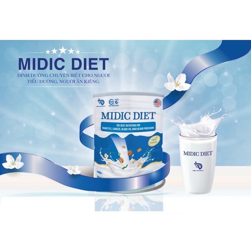 Sữa dành riêng cho người tiểu đường MIDIC DIET
