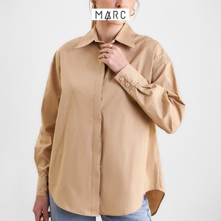 Áo sơ mi nữ MARC FASHION basic oversize CBHH112221