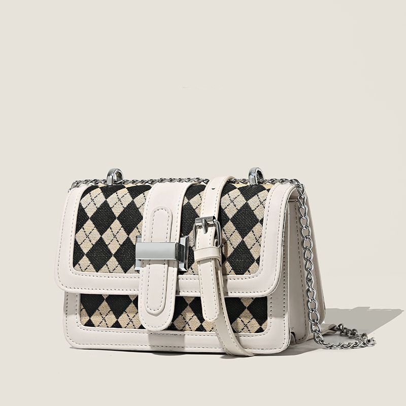Túi Xách Nữ Đeo Chéo Họa Tiết Caro Thời Trang