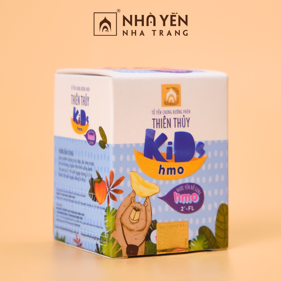 Yến sào cho bé Thiên Thủy Kids Hmo Nhà Yến Nha Trang Hộp 1 lọ Nước yến cho bé Yến kids cho bé Yến chưng sẵn Yến trẻ em