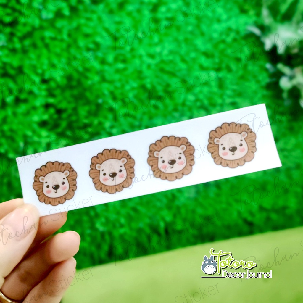 Sticker trong suốt dán bình sữa, bình nước cute
