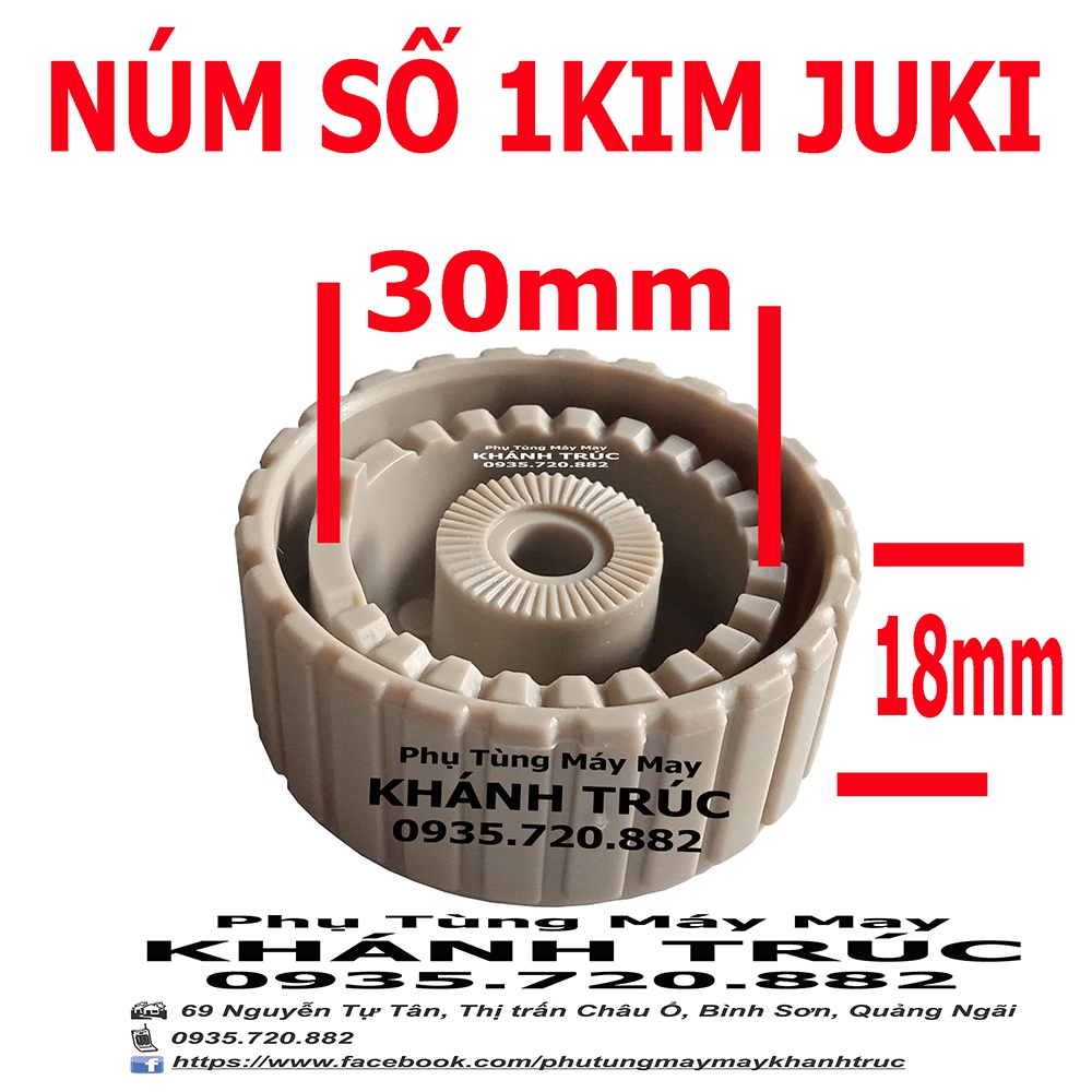 Núm số dày máy may  công nghiệp 1kim JUKI