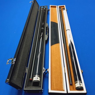 Cơ bida ngọn phủ carbon full đen, cơ 3C, gậy bi a lỗ  BILIARD CUE BLACK
