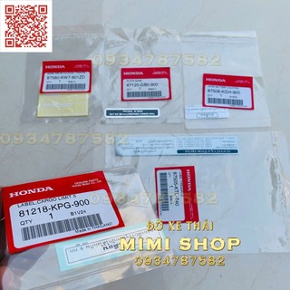 Full bộ tem ts wave100-100s 2006 honda thái lan | set-tem-tsno-43-5pcs-wave100-100s-2006 3
