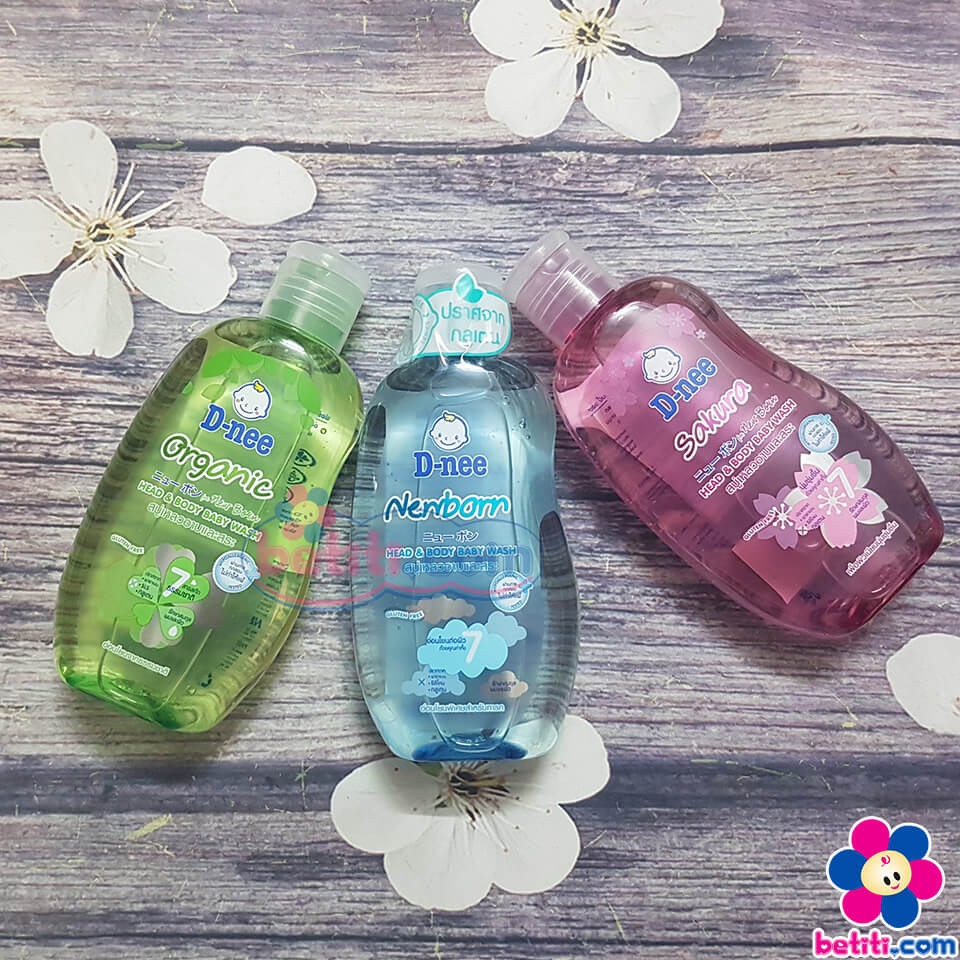 Sữa tắm gội toàn thân Dnee cho bé 380ml