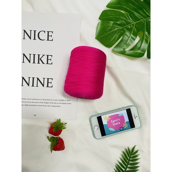 Sợi Lụa Nhật 100% Silk - Sợi chập  - Sợi rất mền bóng, siêu nhẹ và mát dùng đan móc sản phẩm mùa hè