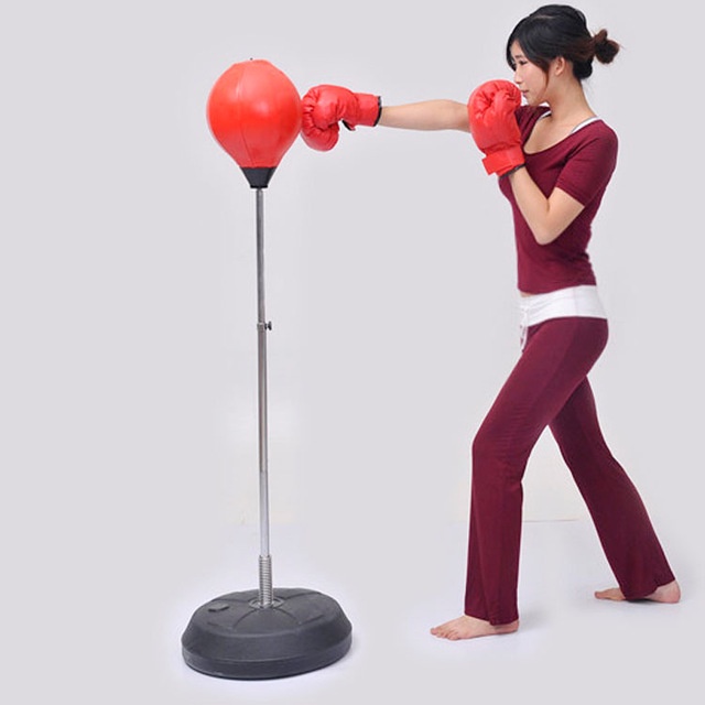 Bóng boxing phản xạ size lớn chiều cao 1,2-1,5m